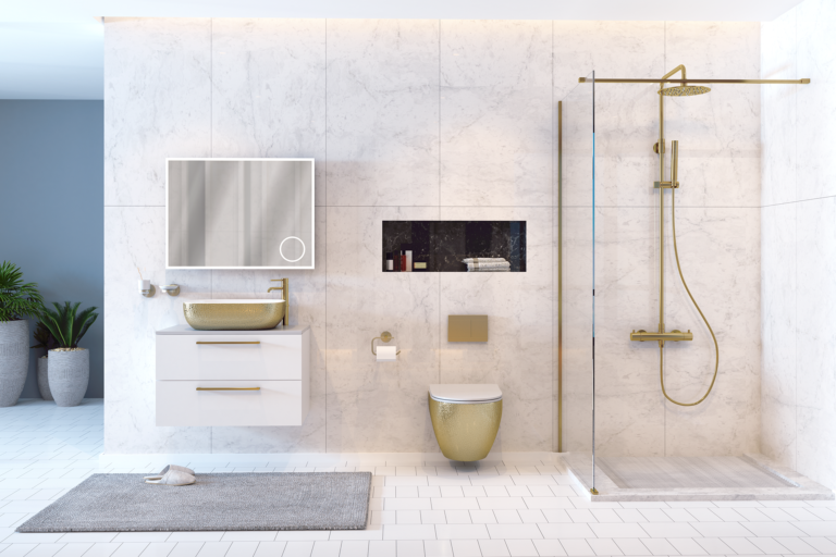 Brushed Gold collection at J M A Group, West Bromwich