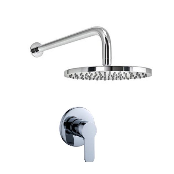 Option 1: Manual Mixer Concealed Shower Pack (Round)