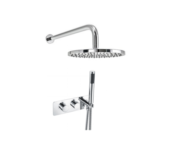 BO-R1025PACK1: Thermostatic Concealed Shower Pack (Round)