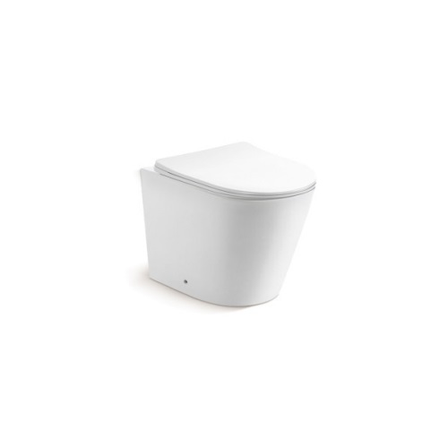 Riga – Back to Wall Round Bidet Pan (UF Seat Cover)