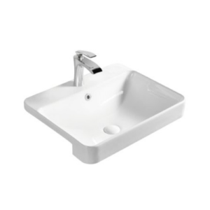 Semi Recessed Counter Top Basin (590x460x170mm)