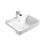 Semi Recessed Counter Top Basin (590x460x170mm)