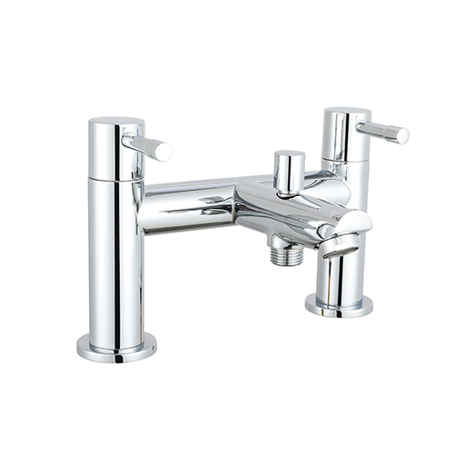 Turin (Dual Lever) – Deck Mounted Bath Shower Mixer with Kit