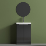 Valencia Anthracite (505mm) Floor Standing Vanity with Ceramic Basin